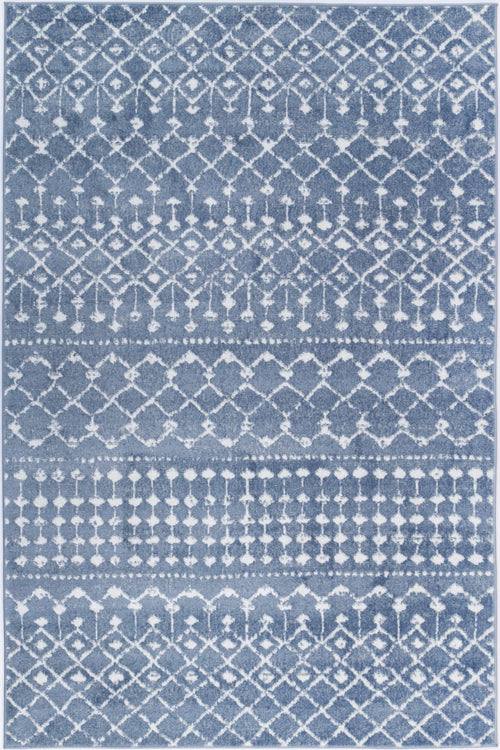 Bergen Repeats Blue and White Rug