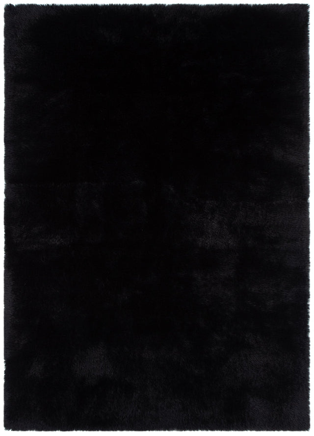 Lyric Machine Washable Shaggy Black Rug