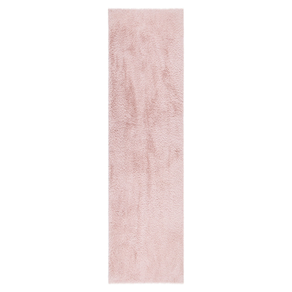 Lyla Machine Washable Shaggy Blush Runner