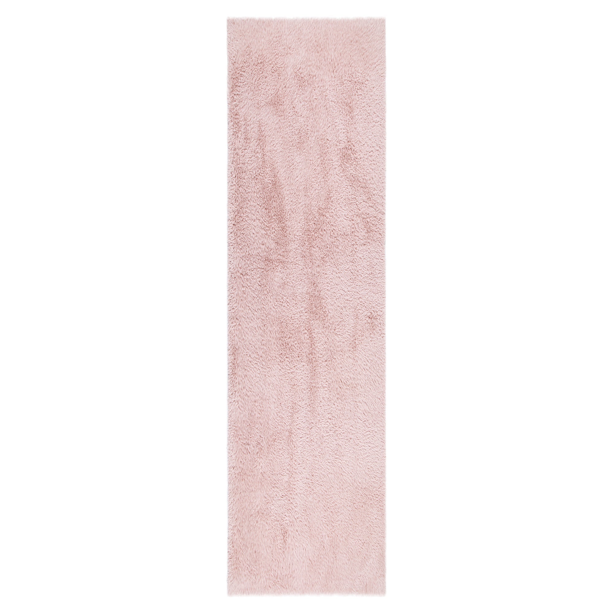 Lyla Machine Washable Shaggy Blush Runner