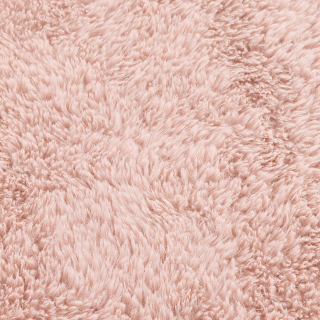 Lyla Machine Washable Shaggy Blush Runner