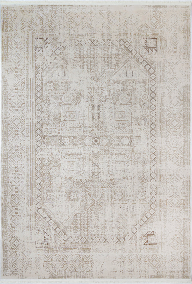 Boho Haven Panel Beige Rug - 03BEIG
