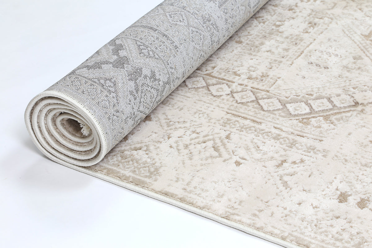 Boho Haven Panel Beige Rug - 03BEIG
