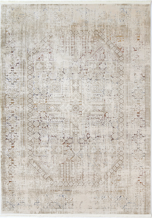 Boho Haven Panel Beige Multi Rug - 03BMUL