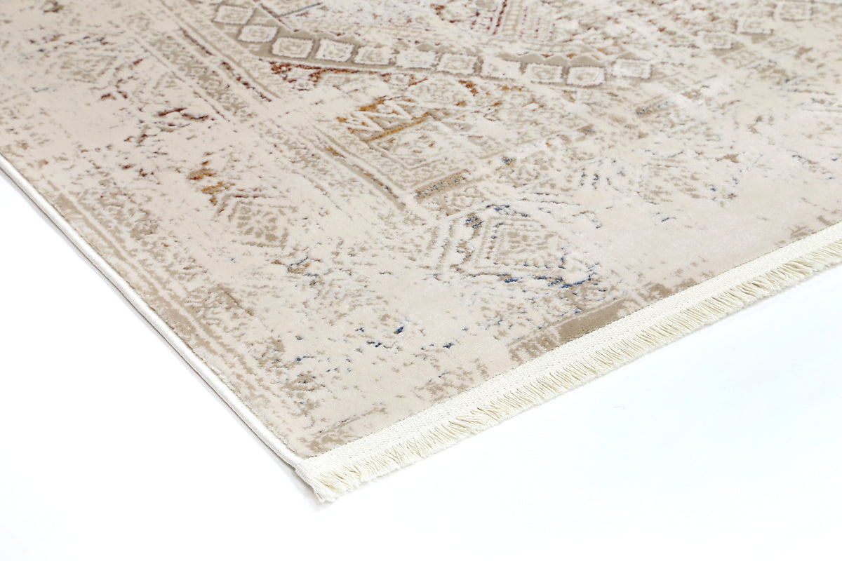 Boho Haven Panel Beige Multi Rug - 03BMUL