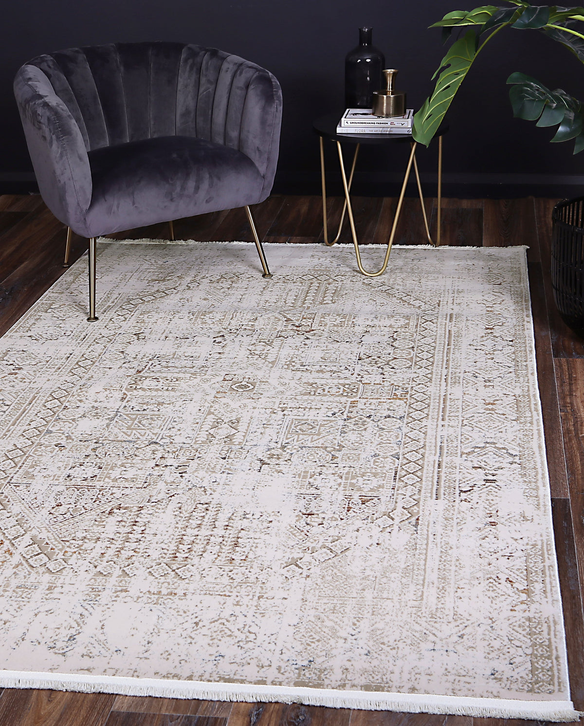 Boho Haven Panel Beige Multi Rug - 03BMUL