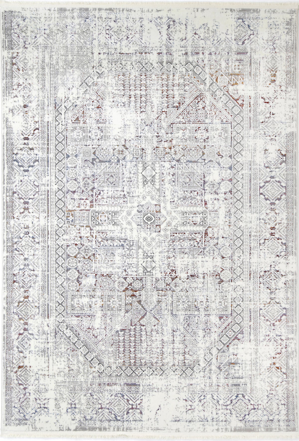 Boho Haven Panel Grey Multi Rug - 03GMUL