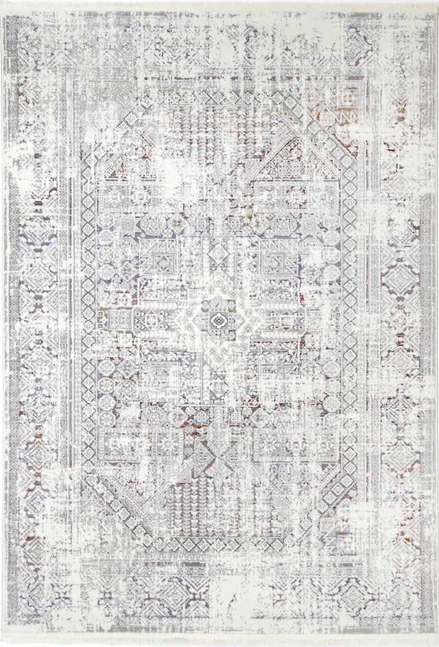 Boho Haven Panel Grey Multi Rug - 03GMUL