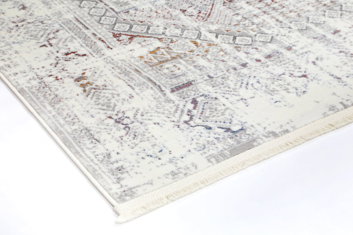 Boho Haven Panel Grey Multi Rug - 03GMUL
