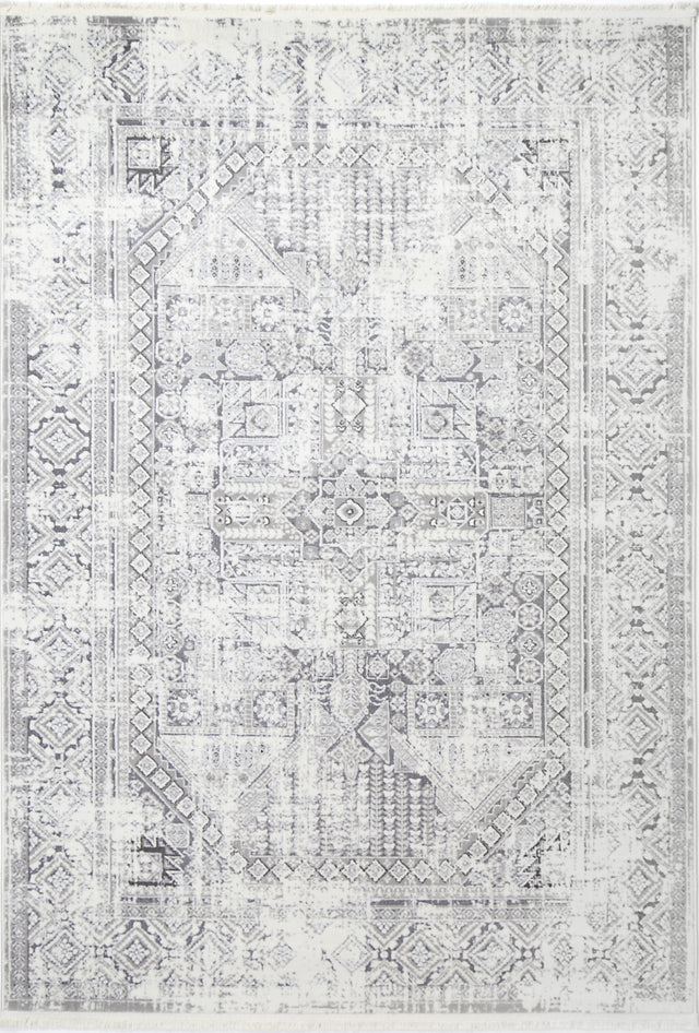 Boho Haven Panel Grey Rug - 03GREY