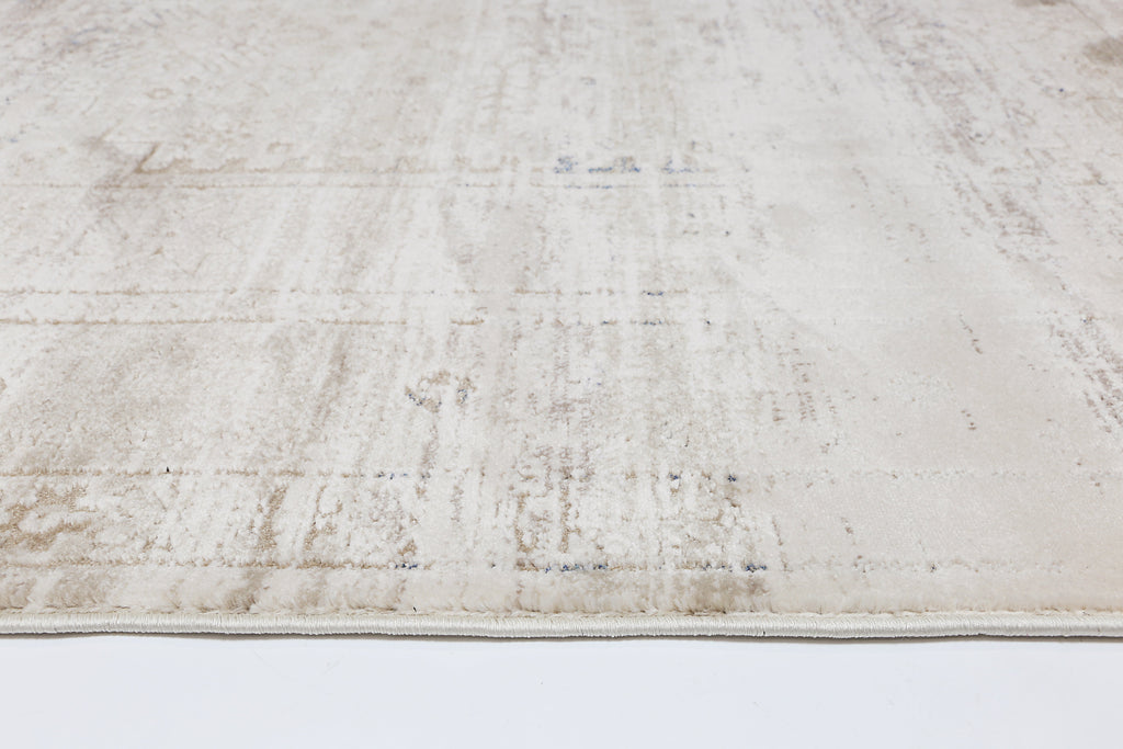 Bohemian Paradise Traditional Grey Blue Rug - 04GBLU