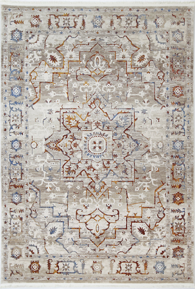 Boho Haven Medalion Beige Multi Rug - 05BMUL