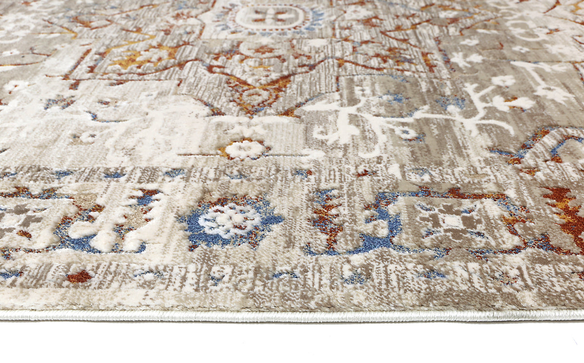 Boho Haven Medalion Beige Multi Rug - 05BMUL