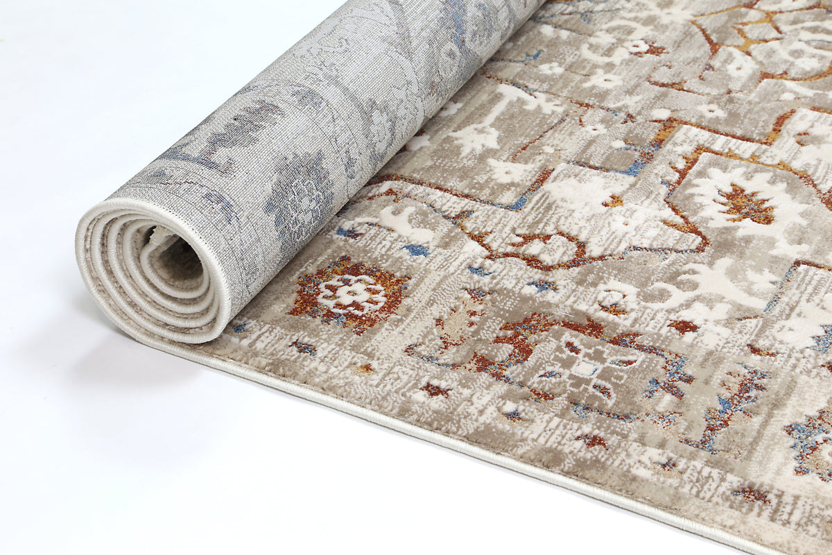 Boho Haven Medalion Beige Multi Rug - 05BMUL