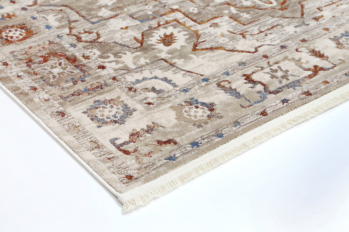 Boho Haven Medalion Beige Multi Rug - 05BMUL