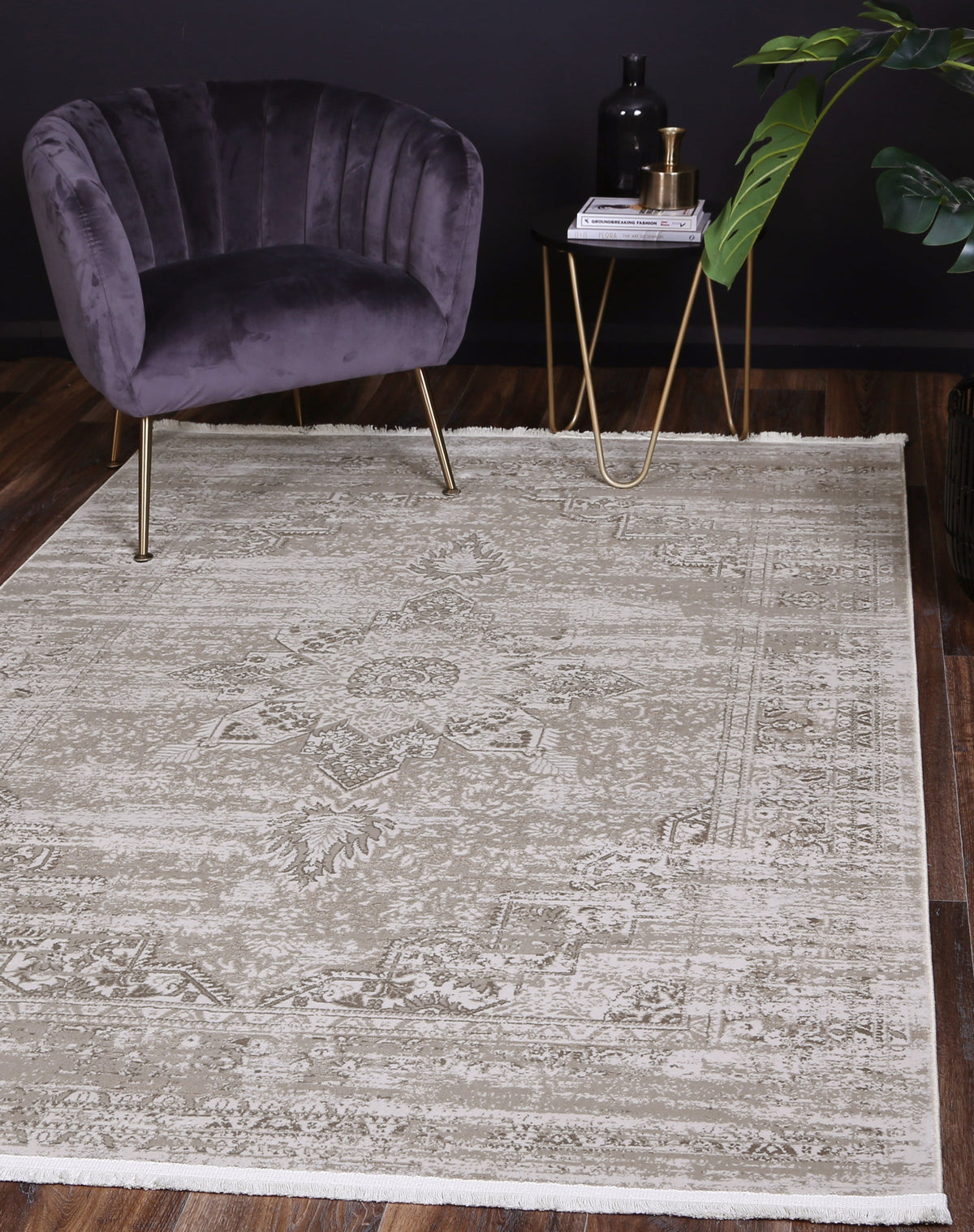 Boho Haven Medalion Beige Rug - 06BEIG