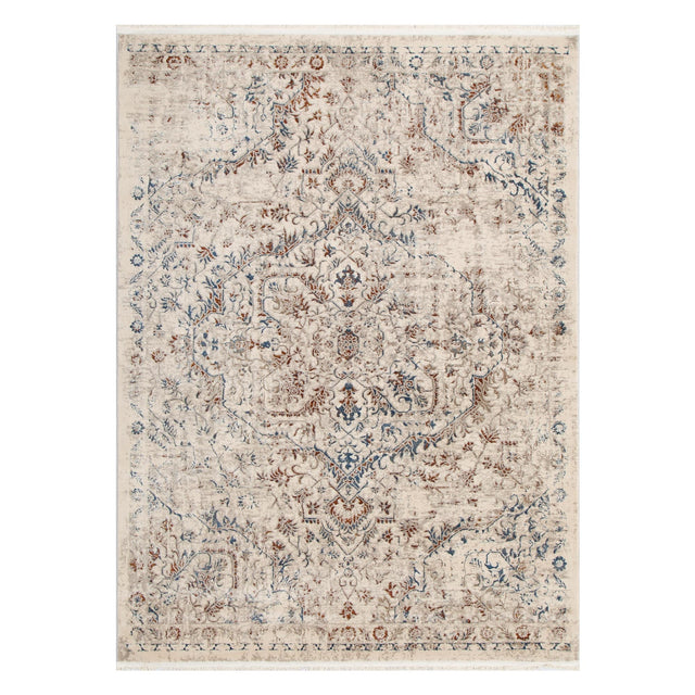 Boho Haven Vintage Beige Multi Rug - 07BMUL