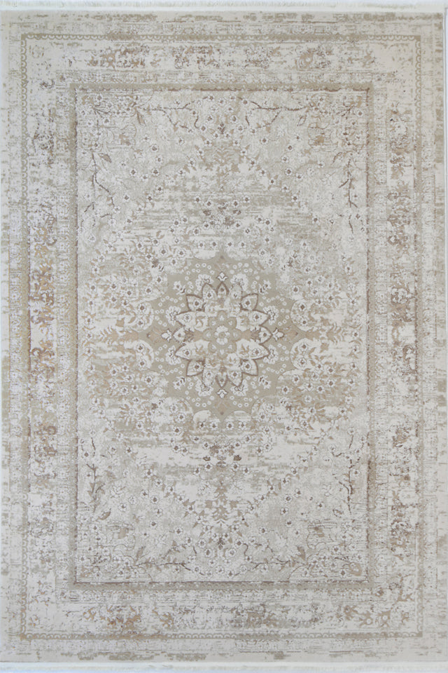 Boho Haven Vintage Medalion Beige Rug - 08BEIG