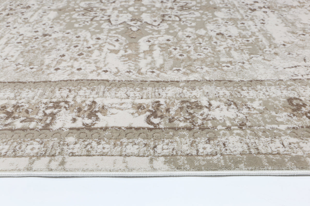 Boho Haven Vintage Medalion Beige Rug - 08BEIG