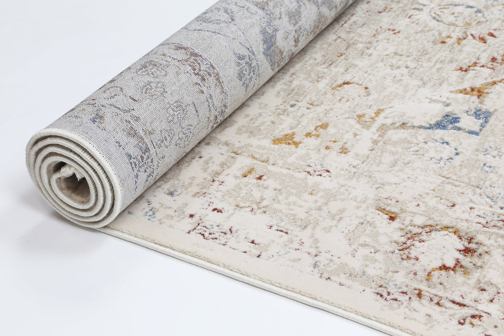 Bohemian Paradise Classic Vintage Beige Multi Rug - 09BMUL