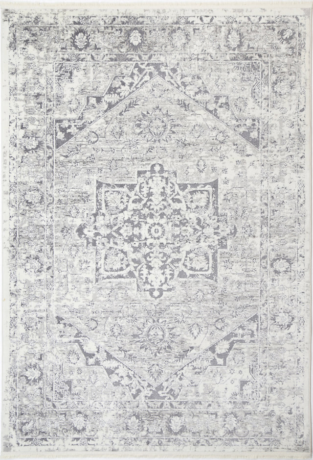 Boho Haven Classic Vintage Grey Rug - 09GREY