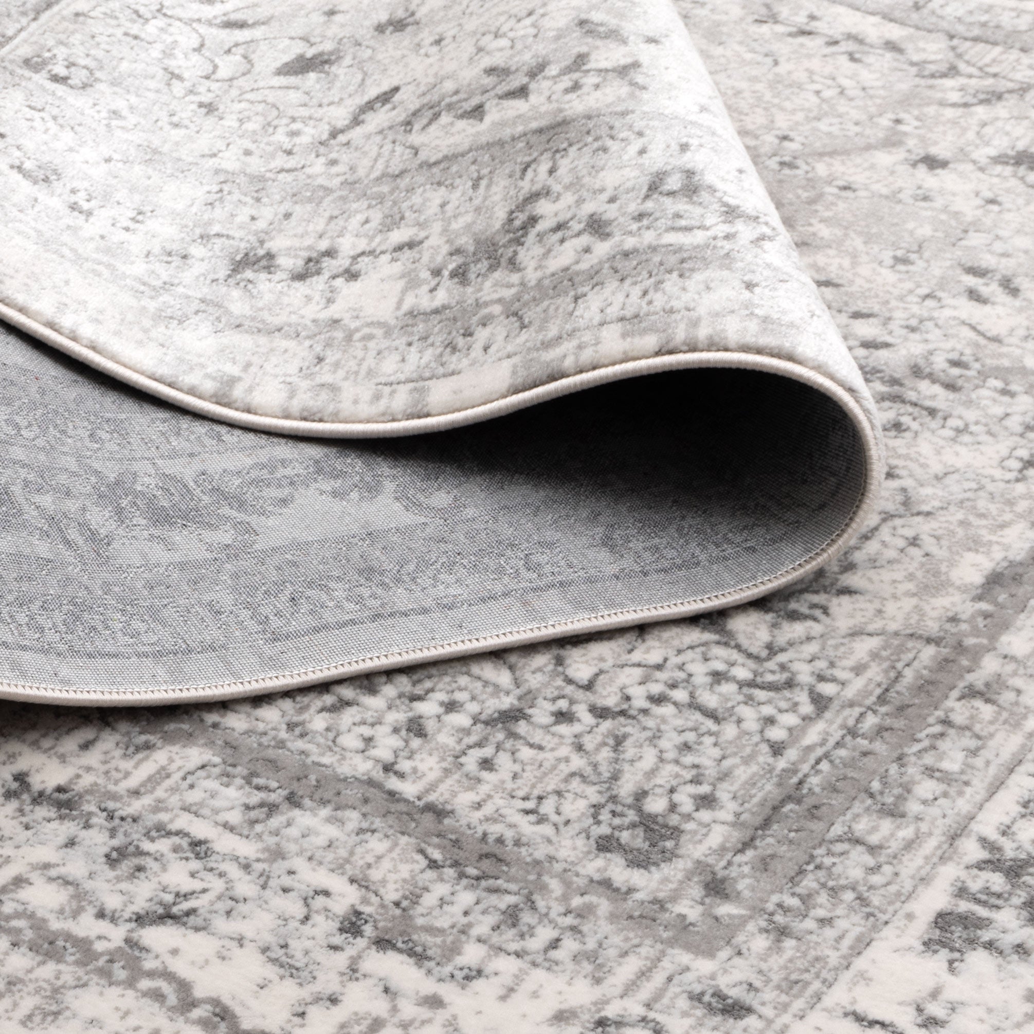 Bohemian Paradise Vintage Medalion Grey Rug - 08GREY