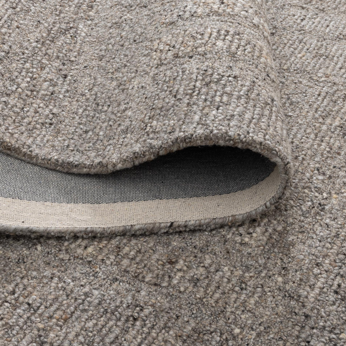 Serenade Brown Grey Modern Wool Rug