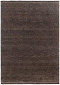 Charleston Hand-Knotted Wool Rug Brown