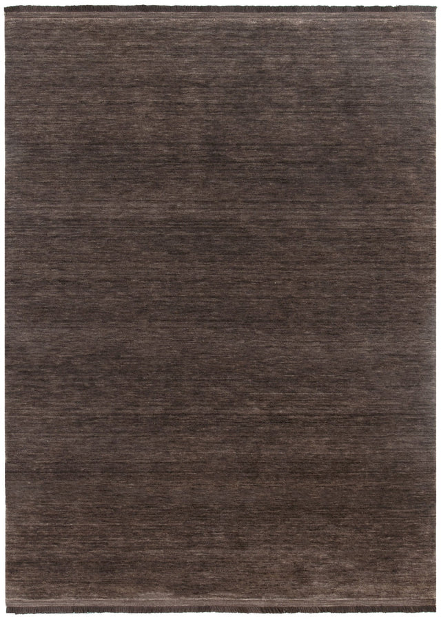 Nantucket Hand-Knotted Wool Rug Brown