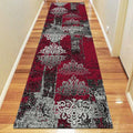 Boston 6968 Red Hallway Runner