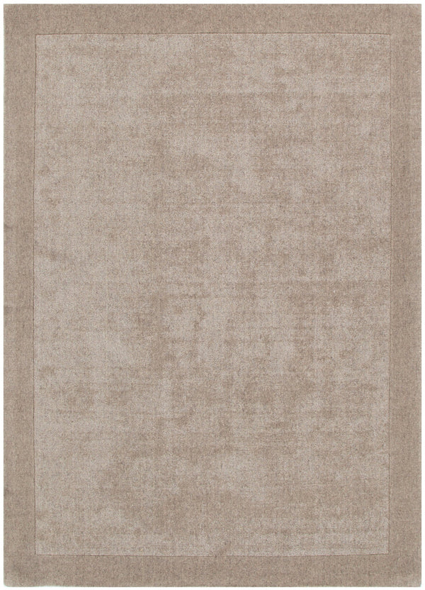 Aspen Camel Border Wool Rug