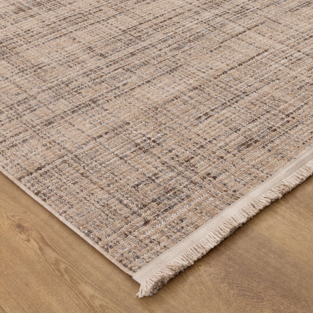 Cherie Distressed Look Beige Grey Rug - CH03