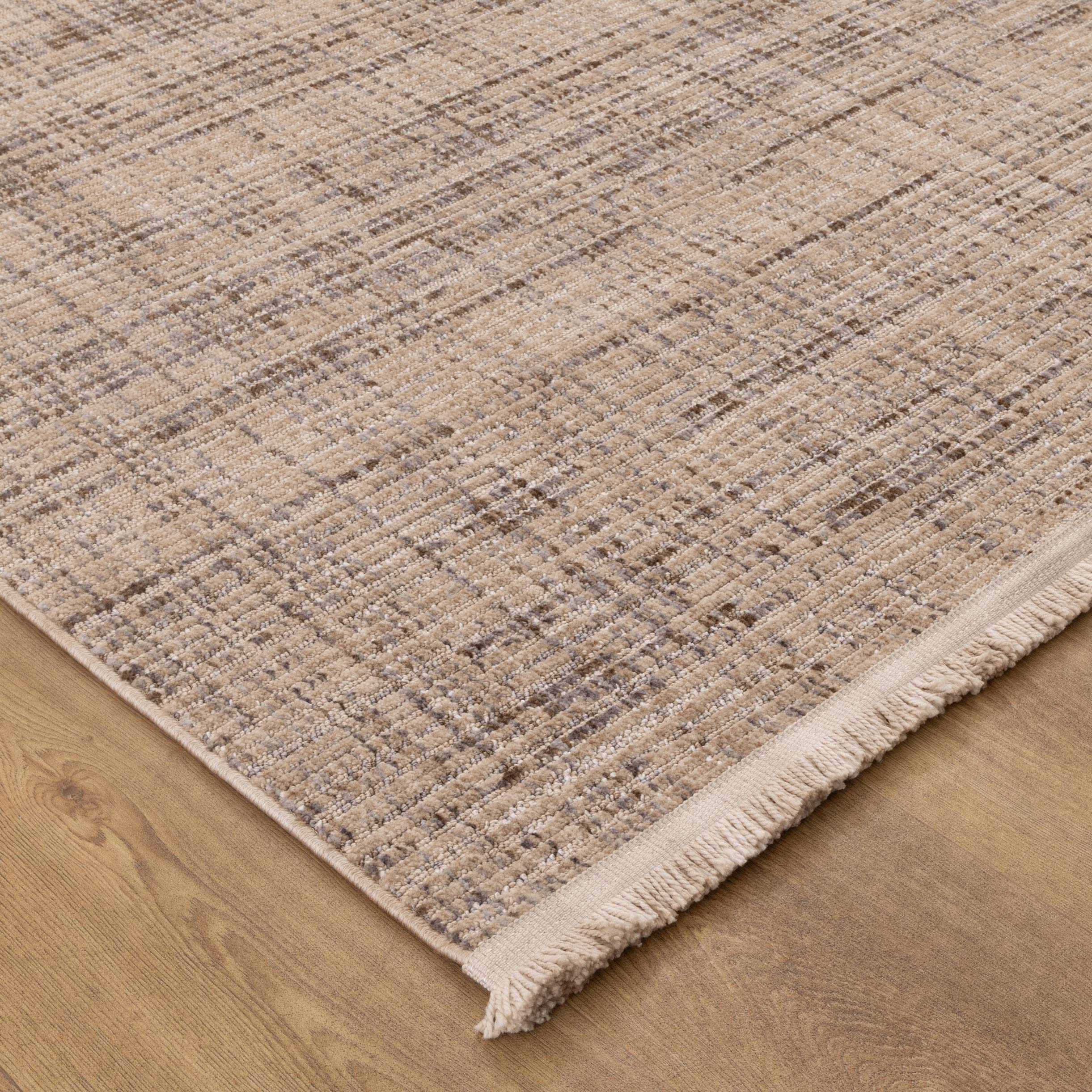 Cherie Distressed Look Beige Grey Rug - CH03