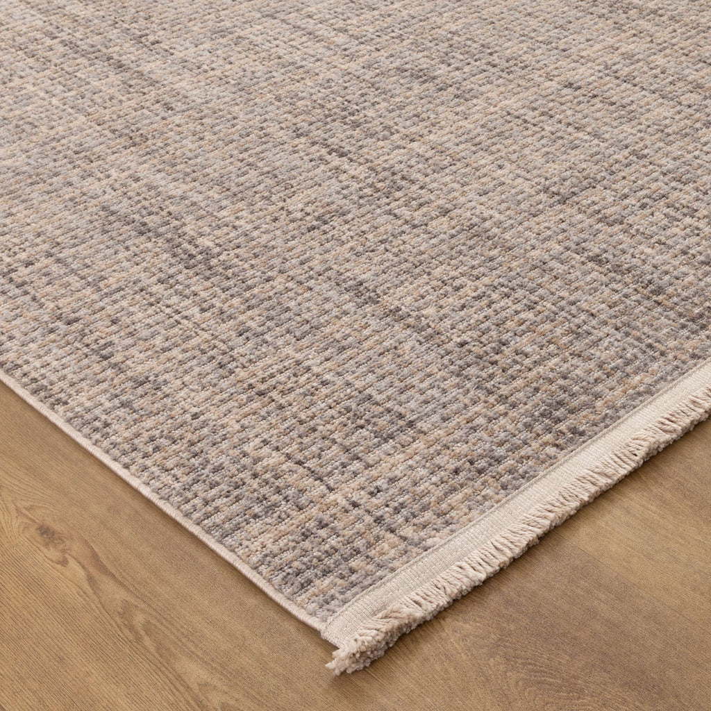 Cherie Distressed Lines Beige Grey Rug - CH05