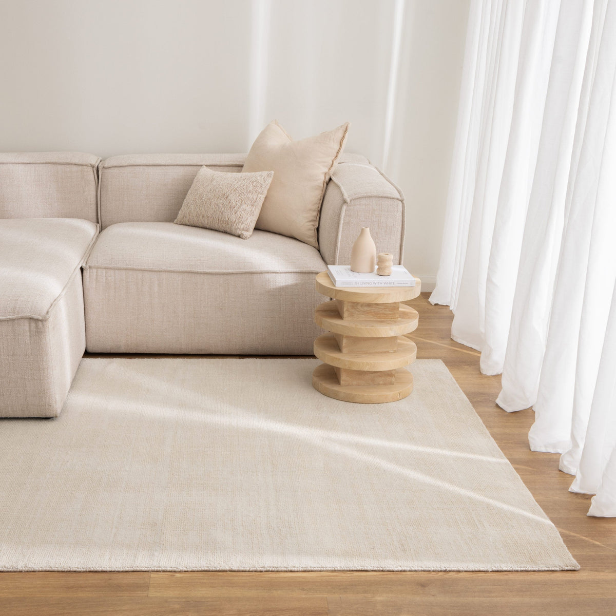 Quay Cream Indoor Outdoor Rug