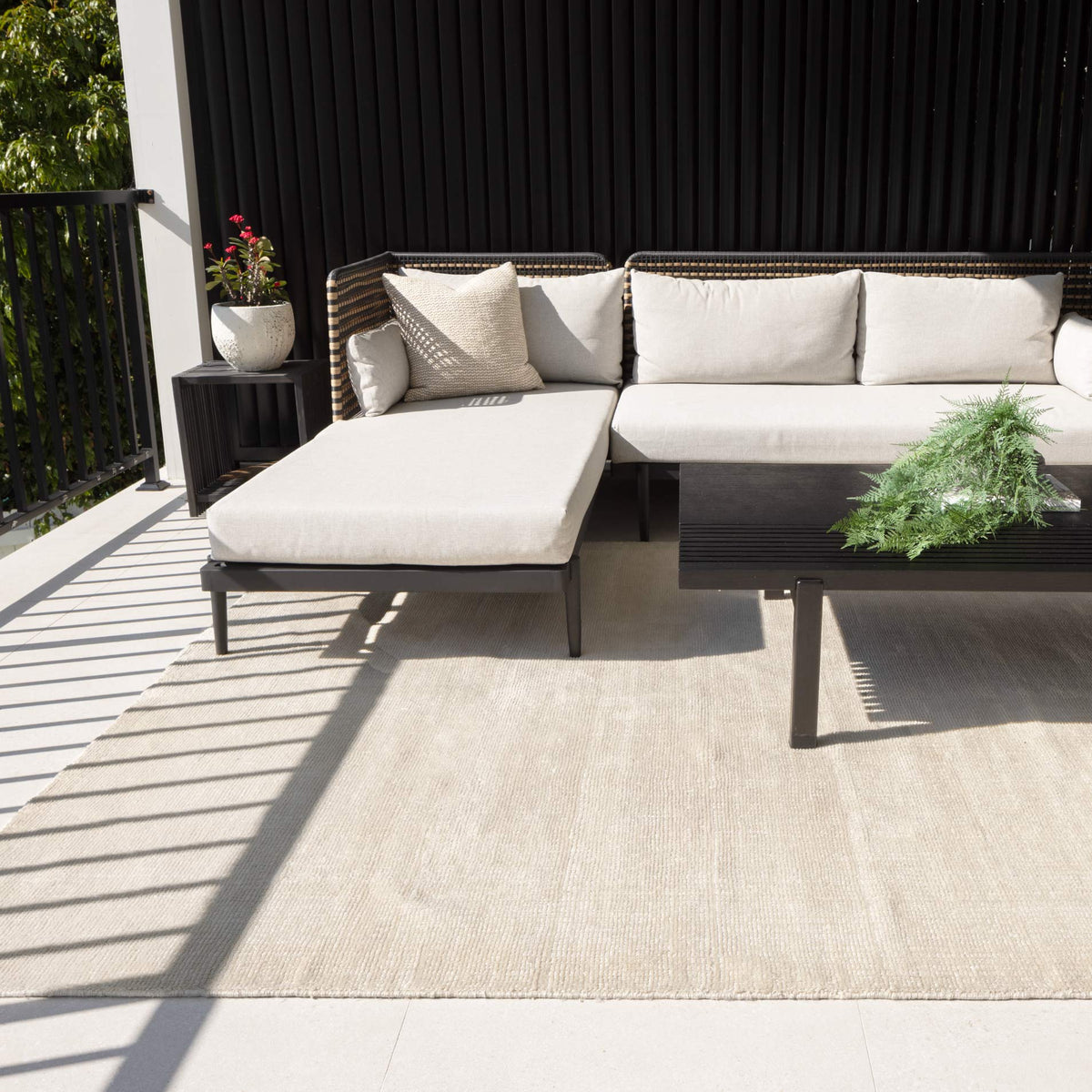 Quay Cream Indoor Outdoor Rug