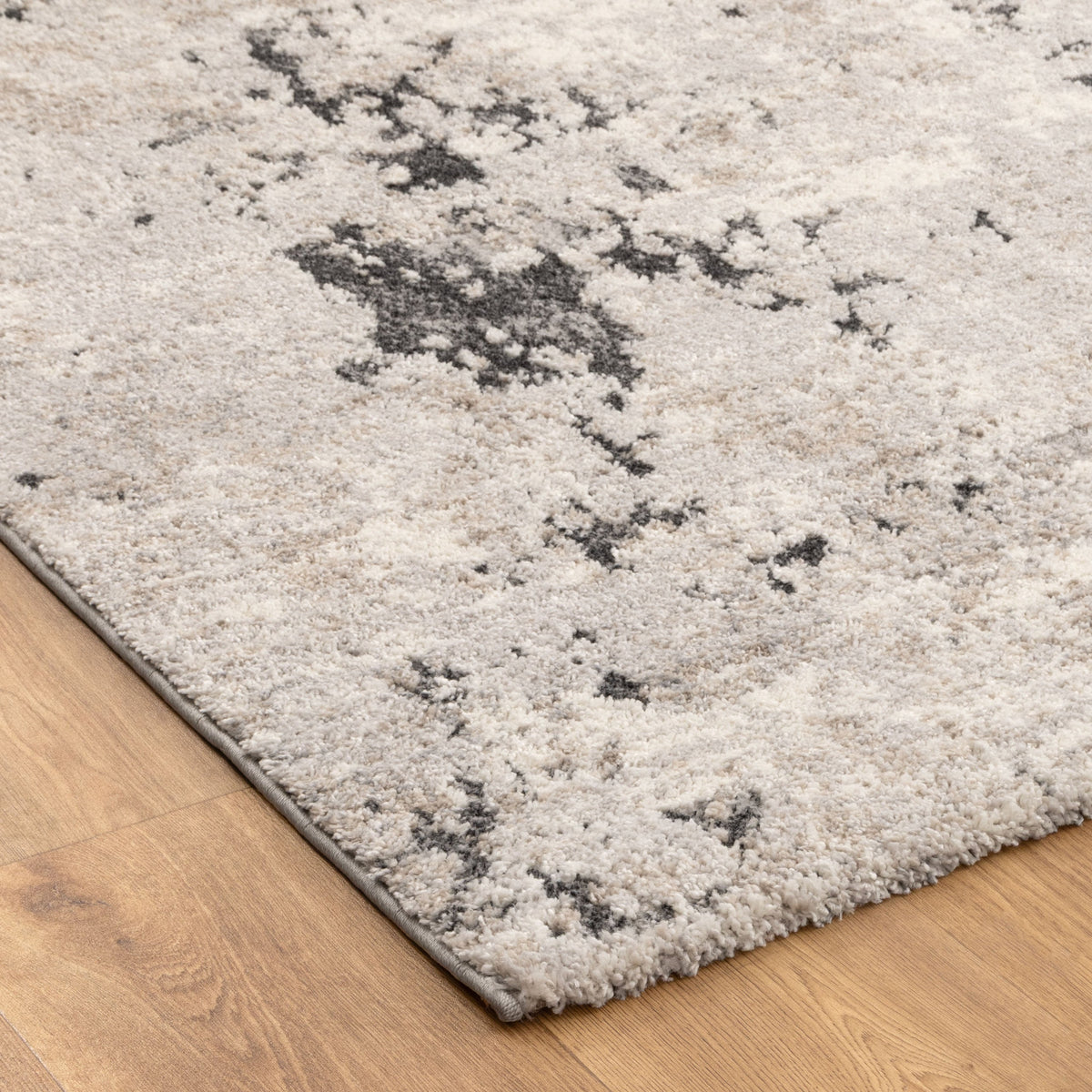 Eldorado Abstract Textured Grey Beige Rug