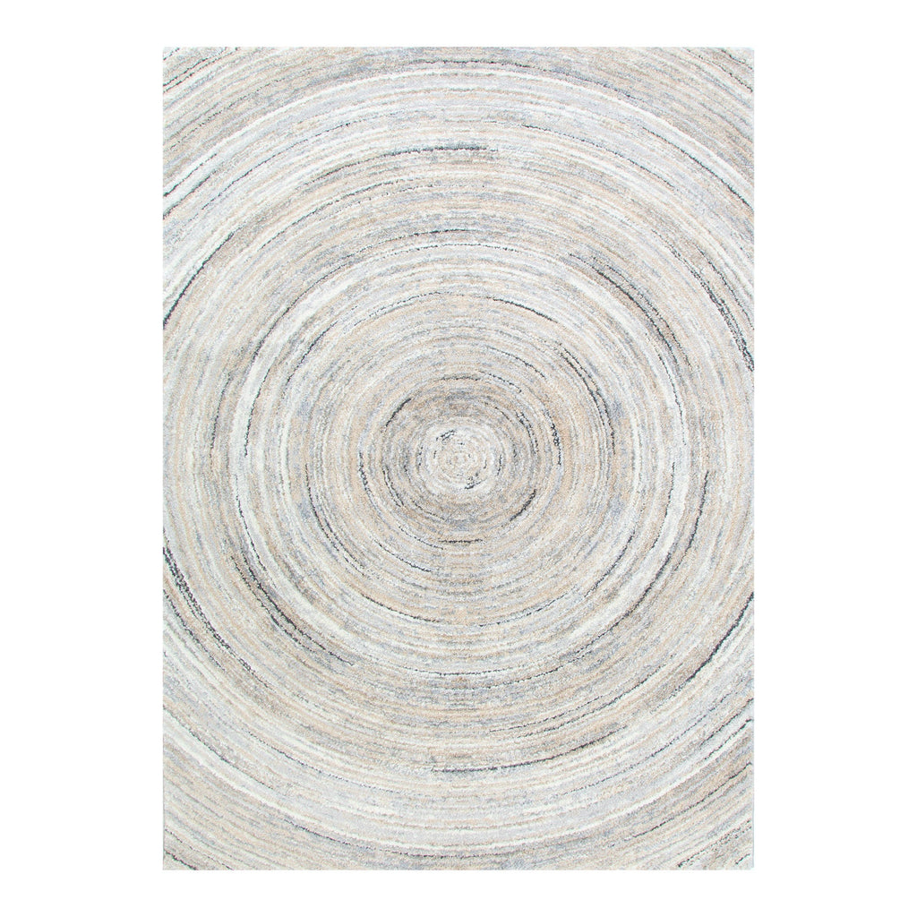 Dorado Modern Ripple Grey Beige Rug