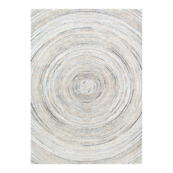 Eldorado Modern Ripple Grey Beige Rug