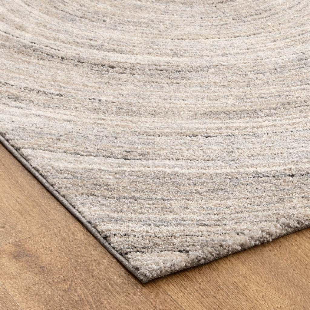 Dorado Modern Ripple Grey Beige Rug