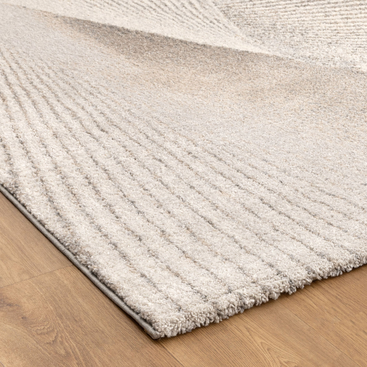 Eldorado Abstract Contour Grey Beige Rug