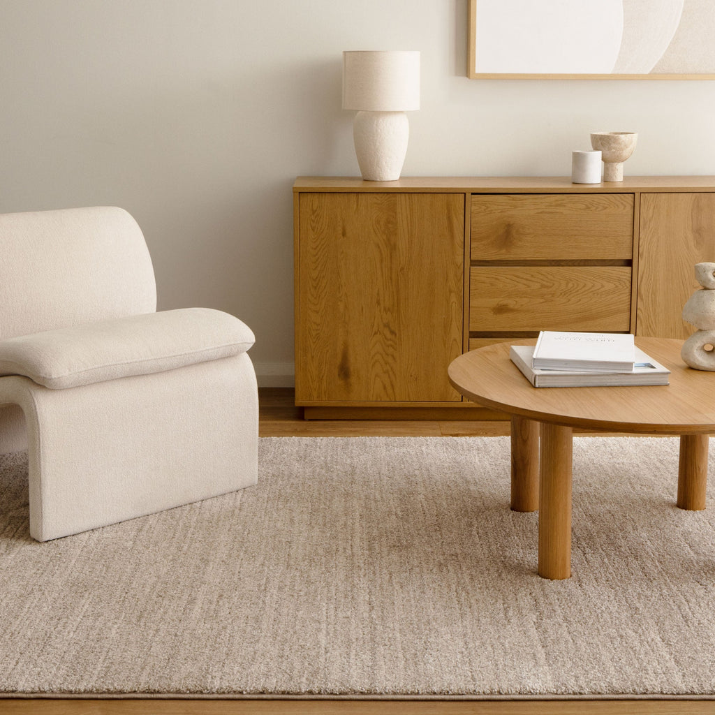 Dorado Minimalist Tonal Beige Rug