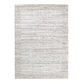 Dorado Textured Look Border Grey Beige Rug