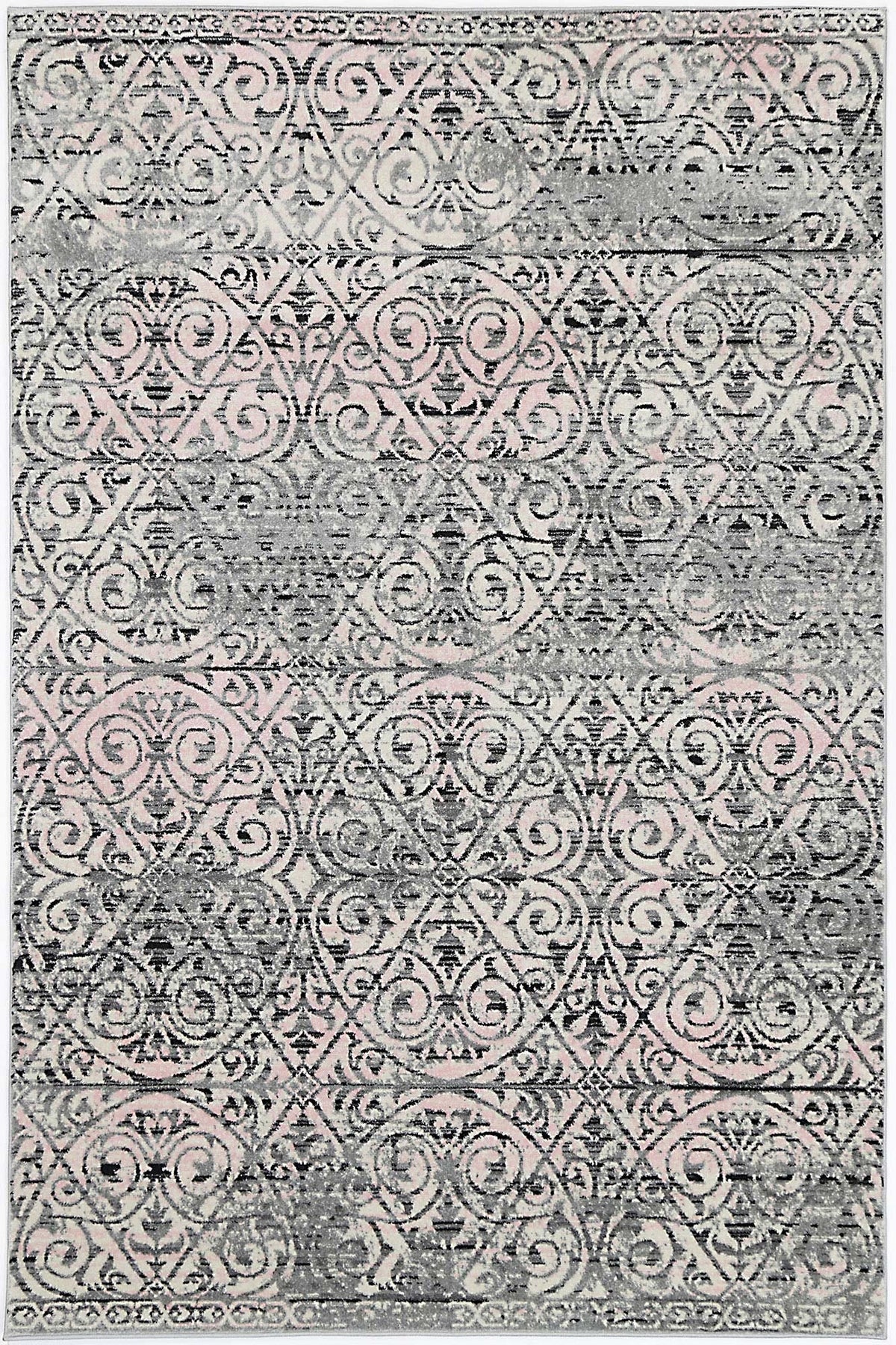 Dainty Katherine Pink & Ash Rug