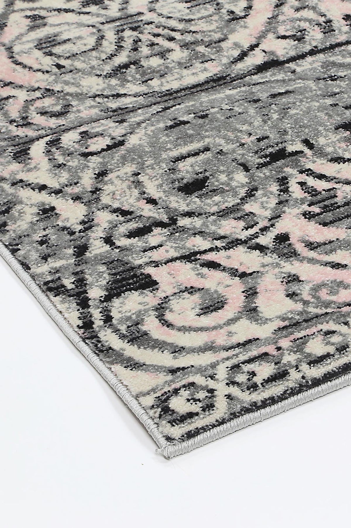 Dainty Katherine Pink & Ash Rug