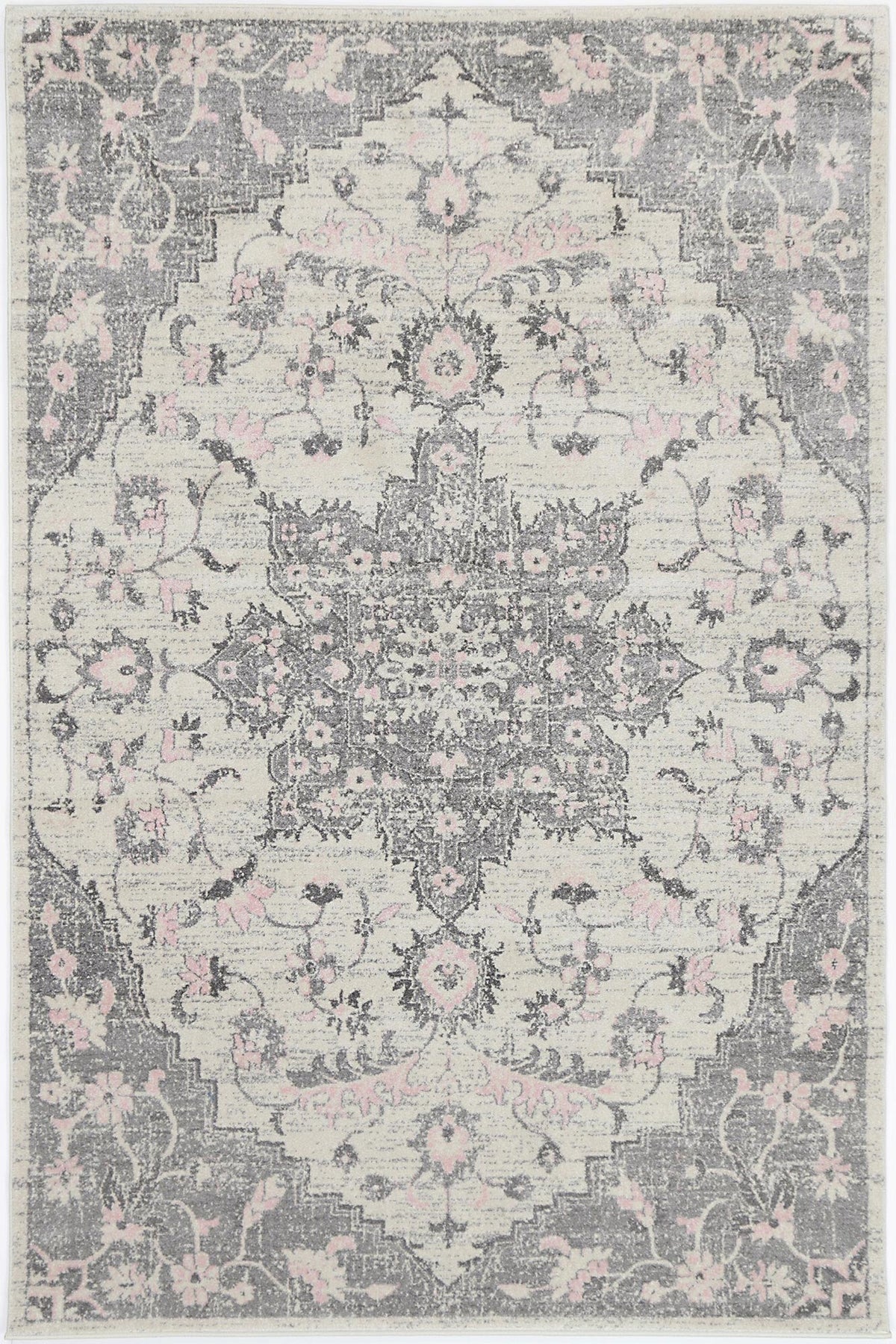 Dainty Madeleine Grey & Ivory Rug