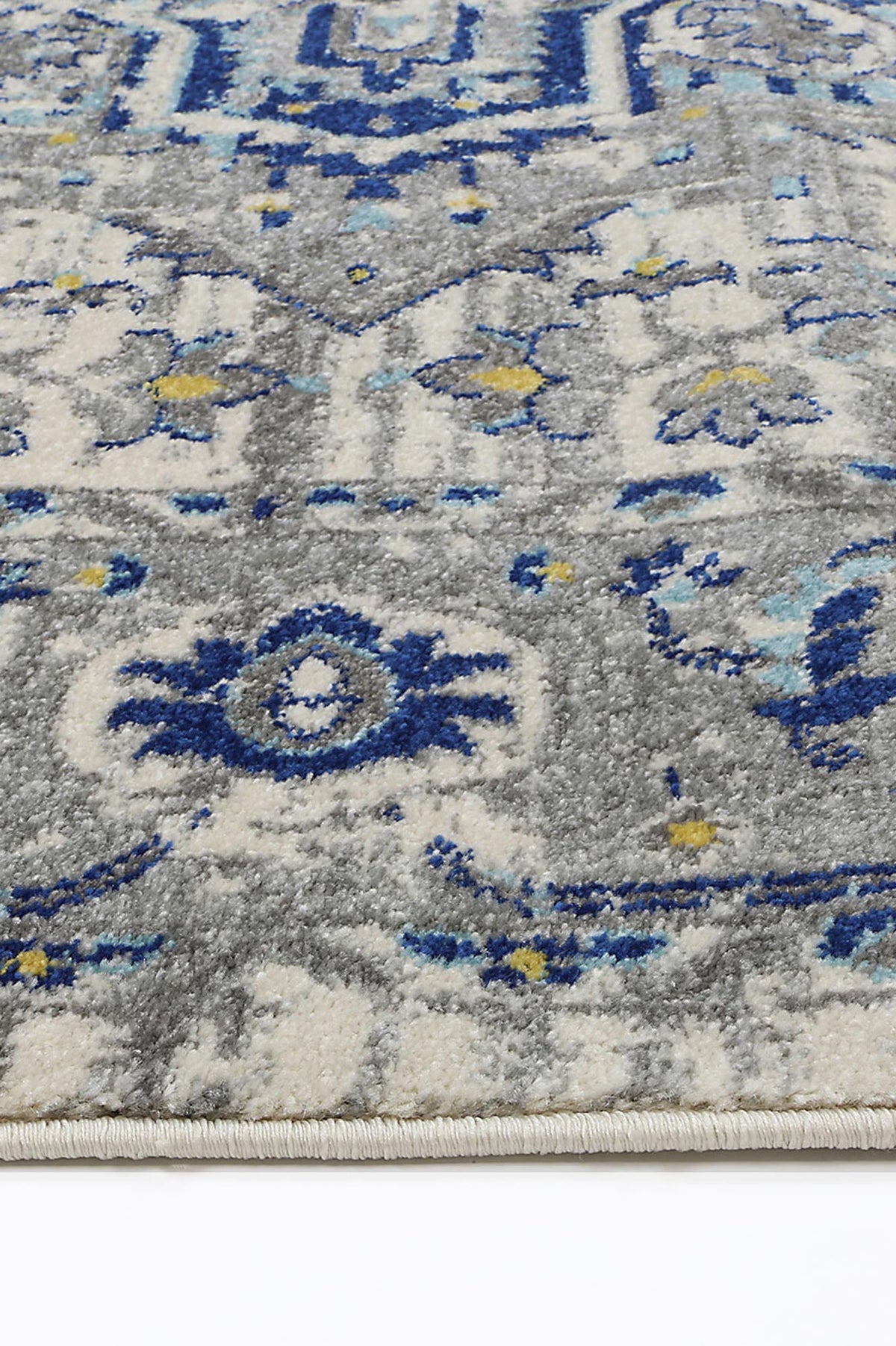 Dainty MeMontana Ivory & Blue Rug