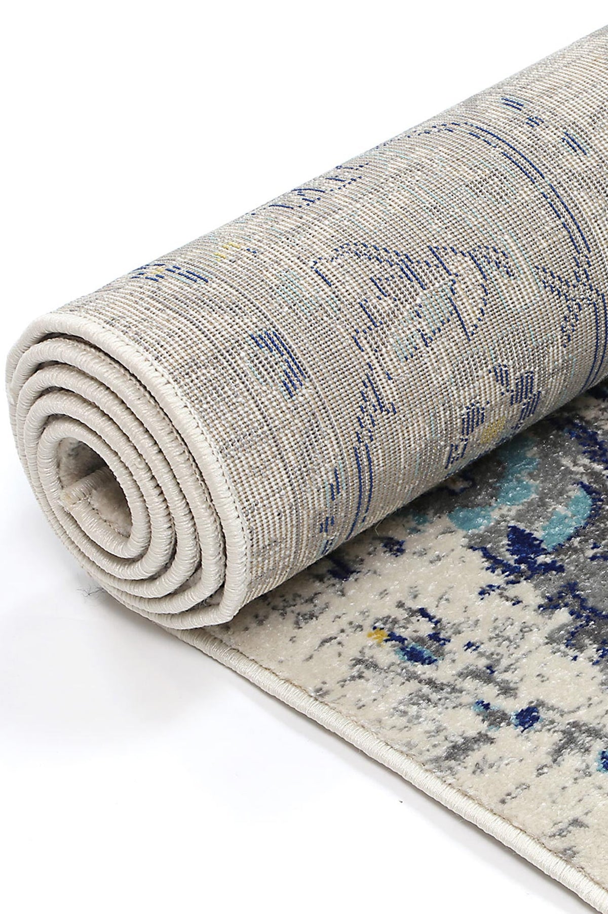 Dainty MeMontana Ivory & Blue Rug