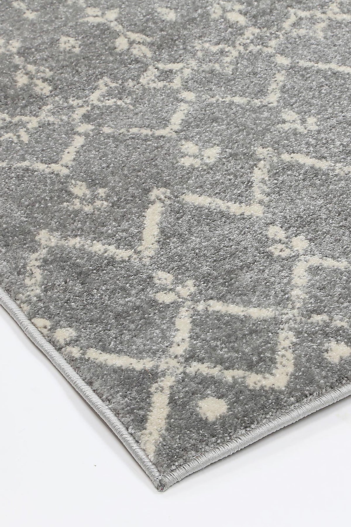 Dainty Cassiday Grey & Ivory Rug