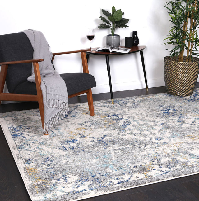 Dainty Vintage Blue Rug